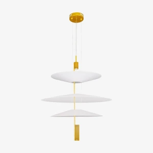 Підвісний світильник Svitlyk 792D1183 (500+680+500) золота