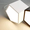 Підвісний світильник Magic Cube — колір золото і білий, з матеріалу метал, акрил, стиль модерн