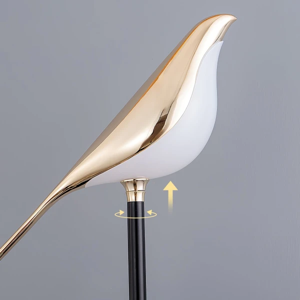 Торшер Magpie Perch — торшери, колір чорний і золото, з матеріалу  залізо, алюміній, стиль сучасний