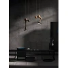 Деревянный подвесной светильник Molecule — цвет дерева і цвет ореха, из материала метал, дерево, стиль модерн
