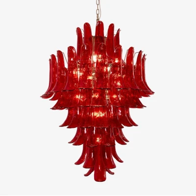 Люстра Murano Crimson Cascade