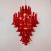 Люстра Murano Crimson Cascade — люстри дизайнерські, колір хром, з матеріалу метал, скло, стиль сучасний