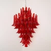 Люстра Murano Crimson Cascade — люстри дизайнерські, колір хром, з матеріалу метал, скло, стиль сучасний