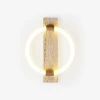 Niva Sconce — бра, колір жовтий і білий, з матеріалу метал,  жовтий травертин, стиль модерн