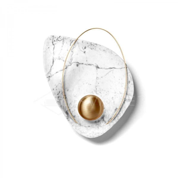 Настінний світильник Pearl — бра, колір білий і чорний, стиль модерн