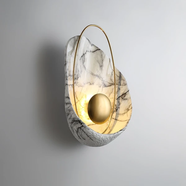 Настінний світильник Pearl — бра, колір білий і чорний, стиль модерн