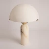 Настільна лампа Peono Alabaster — колір золото і білий, з матеріалу метал, скло, стиль модерн