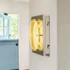 Настенный светильник Prism Shield — бра, цвет хром, из материала  метал, нержавіюча сталь, стиль модерн