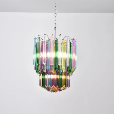 Кольорова люстра Prismatic Murano