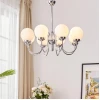 Люстра Carisa от Progress Lighting — цвет хром, из материала метал, залізо, стиль модерн