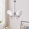 Люстра Carisa от Progress Lighting — цвет хром, из материала метал, залізо, стиль модерн