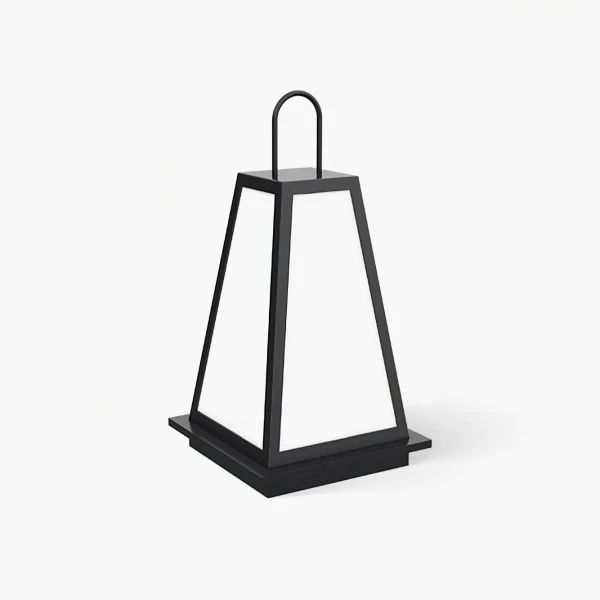 Вуличний ліхтар Roam Lantern Garden — настільна лампа, колір чорний і білий, з матеріалу нержавіюча сталь, акрил, стиль модерн