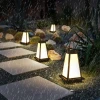 Вуличний ліхтар Roam Lantern Garden — настільна лампа, колір чорний і білий, з матеріалу нержавіюча сталь, акрил, стиль модерн