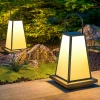 Вуличний ліхтар Roam Lantern Garden — настільна лампа, колір чорний і білий, з матеріалу нержавіюча сталь, акрил, стиль модерн