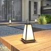 Вуличний ліхтар Roam Lantern Garden — настільна лампа, колір чорний і білий, з матеріалу нержавіюча сталь, акрил, стиль модерн