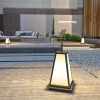 Вуличний ліхтар Roam Lantern Garden — настільна лампа, колір чорний і білий, з матеріалу нержавіюча сталь, акрил, стиль модерн