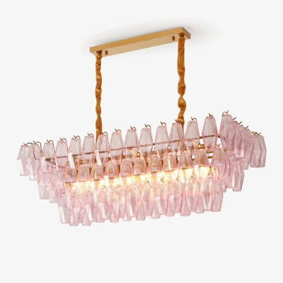 Скляна люстра Rose Prism