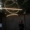 Люстра Serenitas — цвет серебристый, из материала метал, нержавіюча сталь, стиль современный