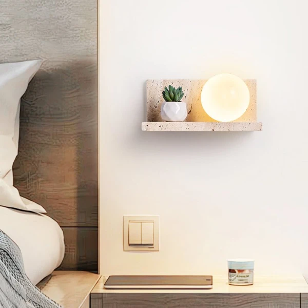 Настенный светильник Shelf Travertine