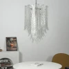 Скляна люстра Silvae Veil — люстри дизайнерські, колір прозорий, з матеріалу метал, скло, стиль сучасний