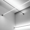 Стельовий світильник Skyline Linear Strip — колір чорний і білий, з матеріалу метал, сталева стрічка, стиль модерн
