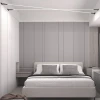 Стельовий світильник Skyline Linear Strip — колір чорний і білий, з матеріалу метал, сталева стрічка, стиль модерн