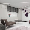 Стельовий світильник Skyline Linear Strip — колір чорний і білий, з матеріалу метал, сталева стрічка, стиль модерн