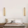Настінний світильник Solace Travertine Beam — бра, колір жовтий, з матеріалу жовтий травертин, метал, стиль модерн