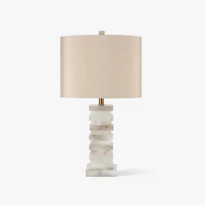 Настольная лампа Stacked Alabaster