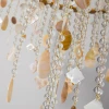 Хрустальная люстра Tatum Lux Shell — цвет медь і прозрачный, из материала метал, кришталь, стиль современный