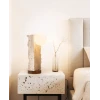 Настільна лампа Terra Travertine Orb — колір жовтий і колір горіха, з матеріалу метал, жовтий травертин, стиль модерн