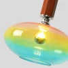 Подвесной светильник Tilio — цвет ореха, из материала метал, дерево, стиль модерн