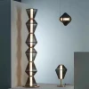 Настільна лампа Totem — колір прозорий і сірий, з матеріалу скло, метал, стиль модерн
