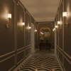 Настінний світильник Tracie Classic Alabaster — бра, колір мідь і чорний, з матеріалу  метал, алебастр, стиль модерн