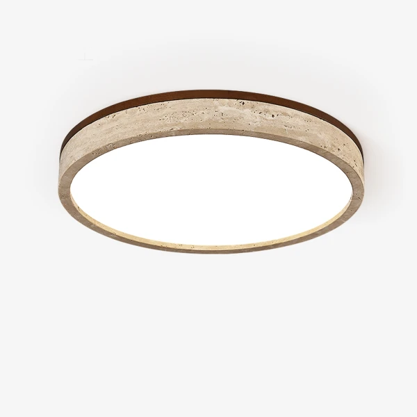 Круглый потолочный светильник Travertine Halo