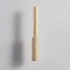Підвісний світильник Travertine Stick — колір жовтий і колір дерева, з матеріалу  жовтий травертин, дерево, стиль модерн