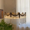 Люстра Vacarro — цвет прозрачный, из материала латунь, скло, стиль модерн