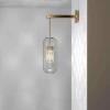 Настенный светильник Vadim Glass — бра, цвет медь і прозрачный, из материала метал, скло, стиль модерн