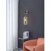 Настенный светильник Vadim Glass — бра, цвет медь і прозрачный, из материала метал, скло, стиль модерн