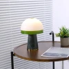 Настільна лампа Verdura Dome Small — колір зелений і білий, з матеріалу  метал, мармур, стиль модерн