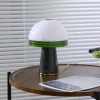 Настільна лампа Verdura Dome Small — колір зелений і білий, з матеріалу  метал, мармур, стиль модерн