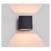 Настінний світильник Vulcanis Cube — бра, колір чорний, з матеріалу метал,  чорний травертин, стиль модерн