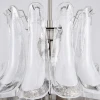 Люстра White Cloud Glass Petals — цвет белый, из материала  метал, скло, стиль современный