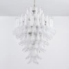 Люстра White Cloud Glass Petals — цвет белый, из материала  метал, скло, стиль современный