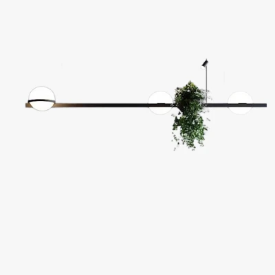 Люстра PALMA VIBI LIGHTING 195cm у вітальню
