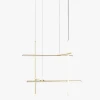 COORDINATES 6 lamps 80*80cm Подвесной светильник светодиодный — люстра, цвет золото і черный