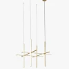 COORDINATES 8 lamps 80*80cm Подвесной светильник светодиодный — люстра, цвет золото і черный