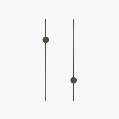 Бра на стіну над ліжком LINES BLACK 100cm