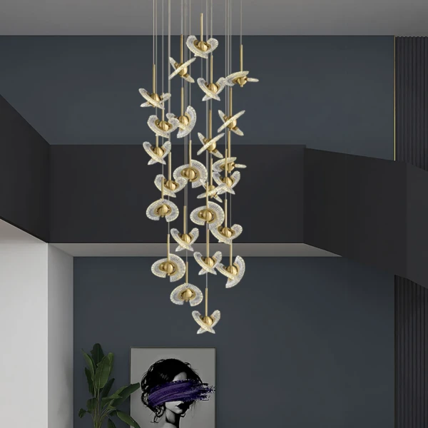 Підвісний світильник PHOENIX LUX COMBO D48 L15 у вітальню  LED Deprimo купити 198399грн.