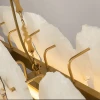 Подвесной светильник MARBLE R LONG светодиодная в зал — люстра, цвет белый, стиль арт-деко